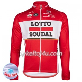 Cykeltrøje 2017 Lotto Soudal N001 Vinter Thermal Fleece